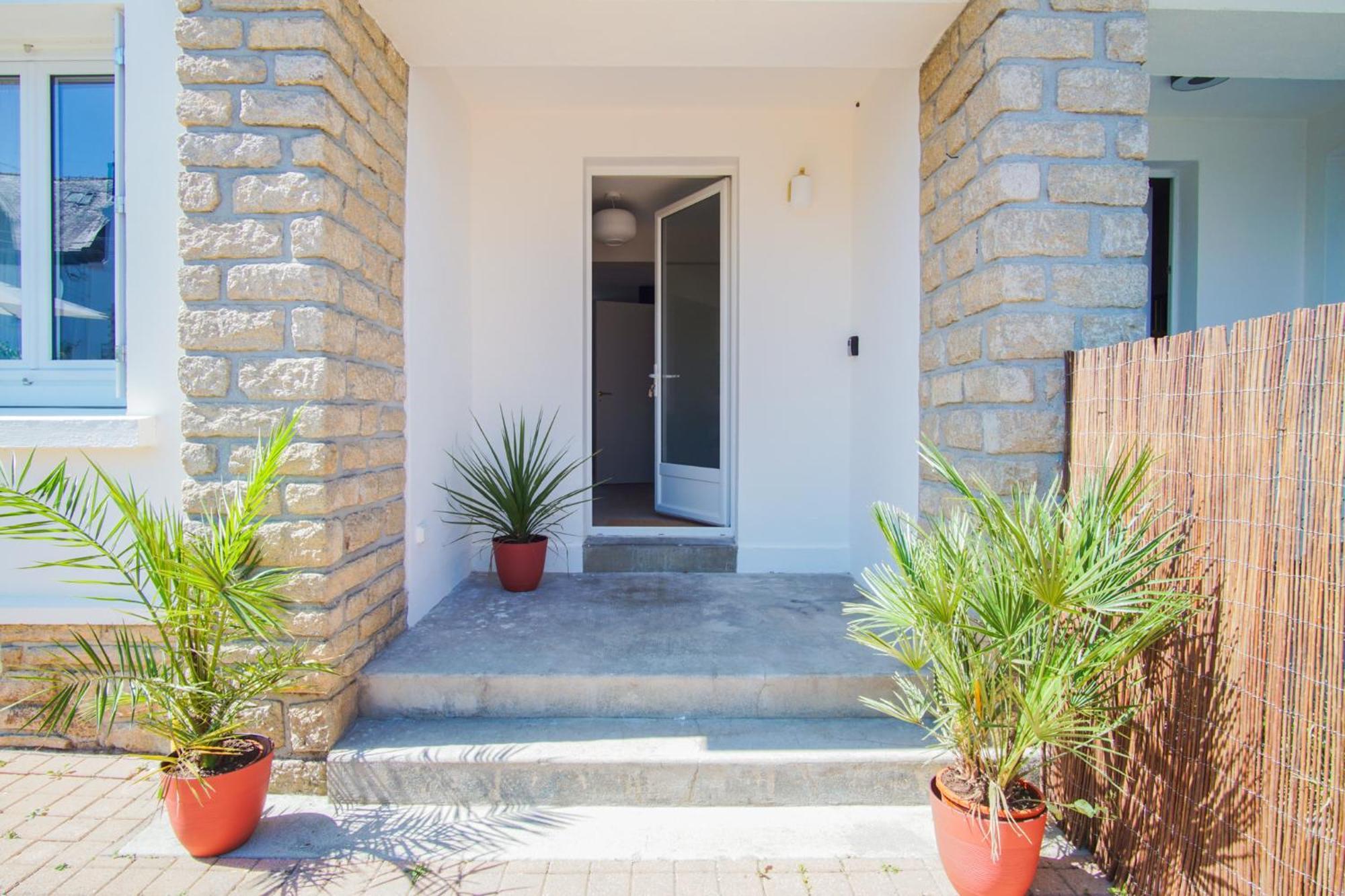 -Le Sentier- Elegant T3 Avec Jardin Proche Mer Concarneau Exteriér fotografie